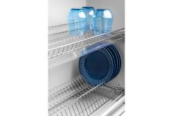 Drainer GTV BASIC 3, twee niveaus, kast 400, voor platen van 16 - 18 mm, 2x bak, chroom