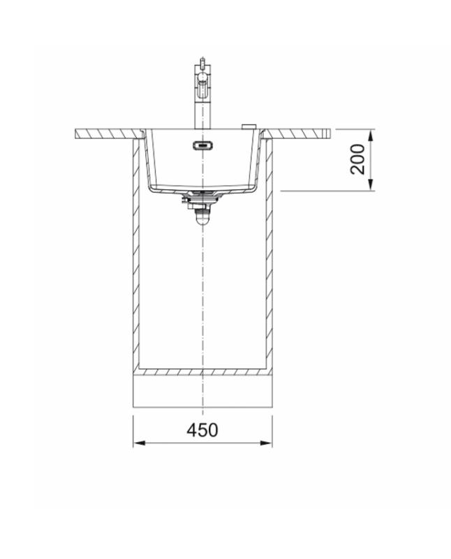 Franke Maris MRG 110-37 Fragranite Coffee cream spoelbak onderbouw 125.0725.627