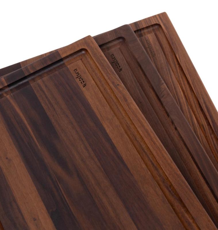 Woodsea Butcher Groove L - Walnoot Houten Snijplank met sapgeul 60x45 cm 1208971536