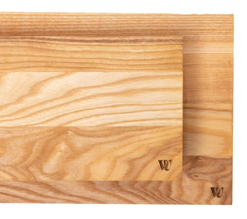 Woodsea Sushi M - Essenhouten Sushiplank met walnotenhouten pootjes 30x17 cm 1208971585