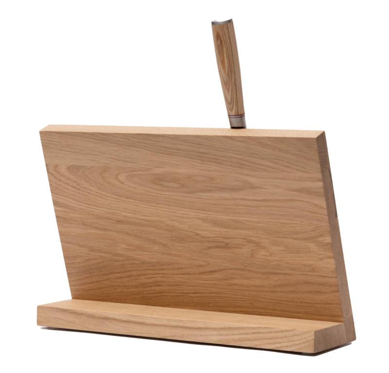 Woodsea Hold My Knife - Eikenhouten Messenhouder Tafel 32x22 cm 1208971599