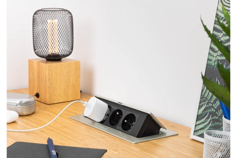 SOFT uittrekbaar stopcontact, stroomkabel 1,5m