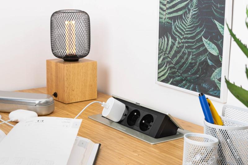 SOFT uittrekbaar stopcontact, stroomkabel 1,5m