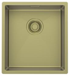 Pure.Sink Luxion Gouden spoelbak 36x40 cm onderbouw, vlakinbouw en opbouw PLX3640-60