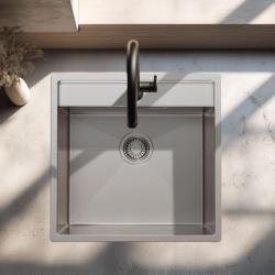 Pure.Sink Luxion RVS spoelbak 51x50 cm Tapwing met kraangatbank PLX5150T-02