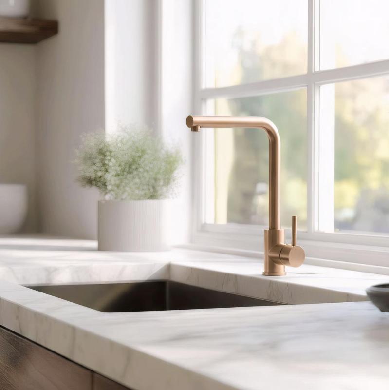 Pure.Sink Elite Steel Spark kitchen faucet PVD copper PS8040-62