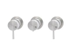 MURO TUA inbouw douchethermostaat kraan met 2 stopkranen chroom M1.B34T.R.CR