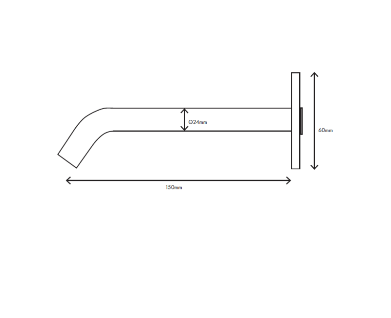 MURO TUA baduitloop chroom M1.CA3.W.15.CR