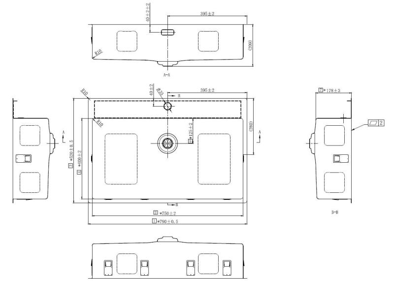 Pure.Sink Exclusivo Gouden Grote Spoelbak 75x40cm Tapwing met Kraangat BB7540T-60