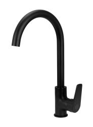 Aquanello Casa Black Single Lever Kitchen Faucet BL-1201-CS