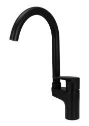 Aquanello Casa Kitchen mixer tap Black with top lever BL-1202-CS