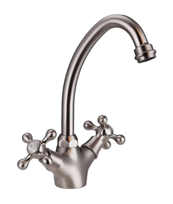 Aquanello Heritage Ascot Classic Kitchen Nostalgic Kitchen Faucet Stainless Steel NB-4004-HA