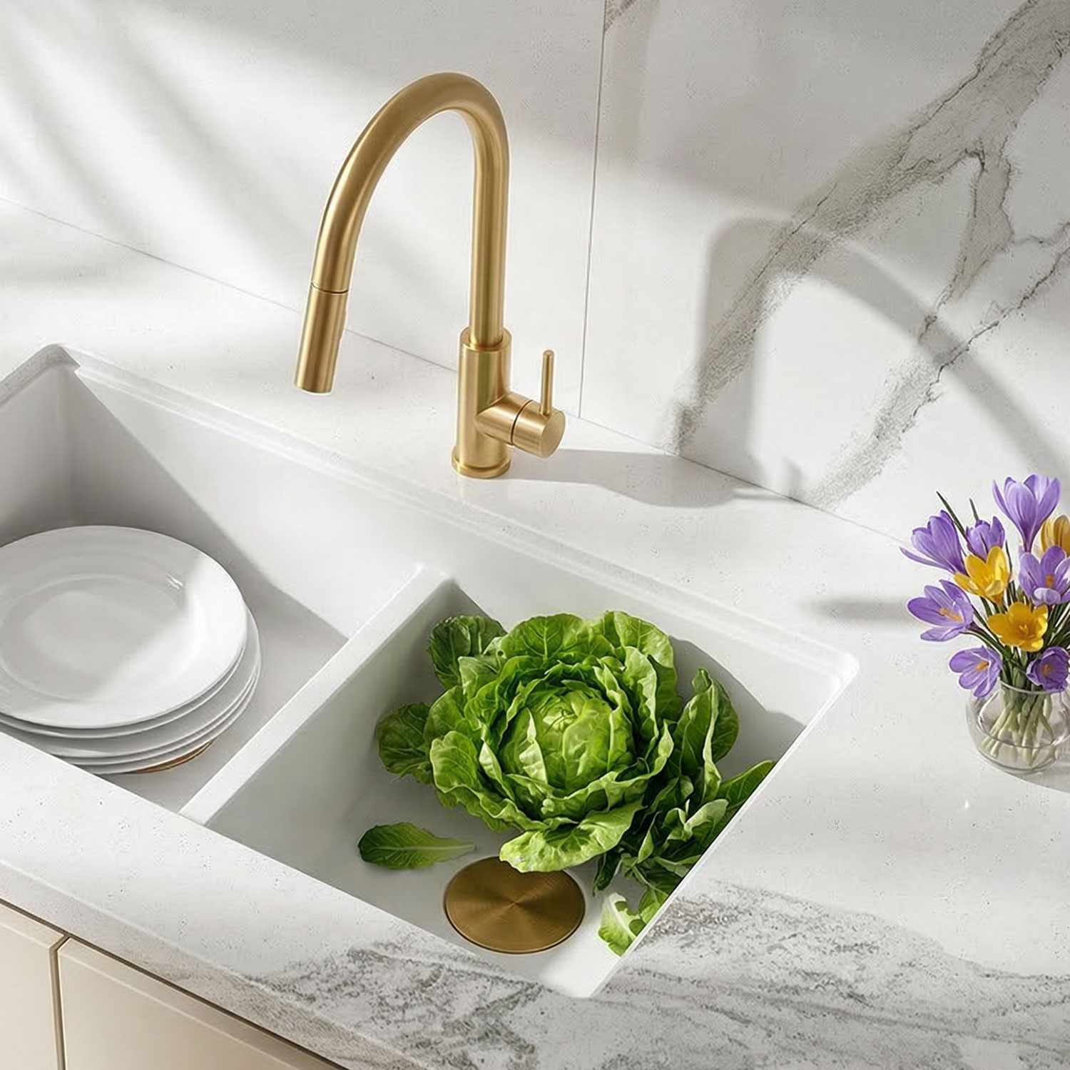 Pasen in de keuken: een lenteachtige sfeer en de bijbehorende interieurtrends